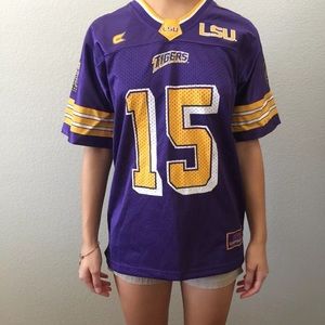 LSU youth Medium football jersey